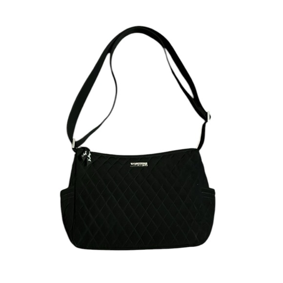 Vera Bradley Black Quilted Shoulder Bag - Picture 2 of 9